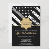 矯正官職卒業党仮釈放警備員 招待状 (正面)