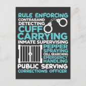 矯正官警察官職権法執行機関 ポストカード (正面)