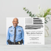 矯正官退職パーティーの写真 招待状 (スタンド正面)