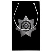 矯正将校バッジ、シルバー・ブラック・抱き枕S スモールペーパーバッグ (裏面)