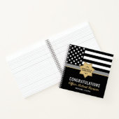 矯正役員卒業パーティー銀線 ノートブック (内部)