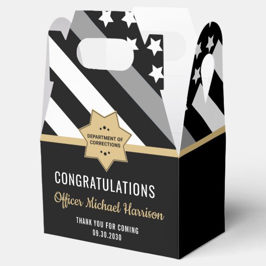 矯正役員卒業パーティー銀線 フェイバーボックス (オープン)