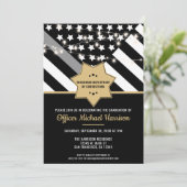 矯正役員卒業パーティー銀線 招待状 (スタンド正面)