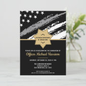 矯正役員卒業パーティー銀線 招待状 (スタンド正面)