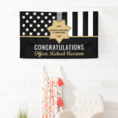 矯正役員卒業パーティー銀線 横断幕 (インサイチュ)