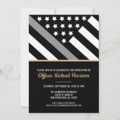 矯正役員旗卒業党 招待状 (正面)