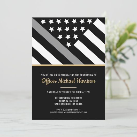 矯正役員旗卒業党 招待状 (スタンド正面)