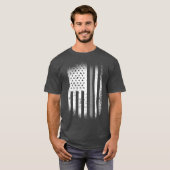 矯正役員用薄型シルバーライン Tシャツ (正面フル)