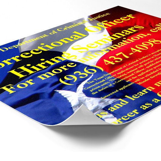 矯正担当者採用セミナー ポスター (角)