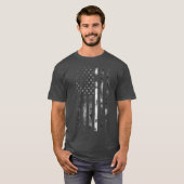 矯正担当者薄銀線 Tシャツ (正面フル)