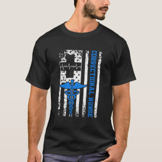 矯正看護師 アメリカ 看護師 RN Tシャツ