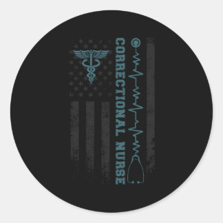 矯正誇りを持ったナース矯正看護米国Fl ラウンドシール