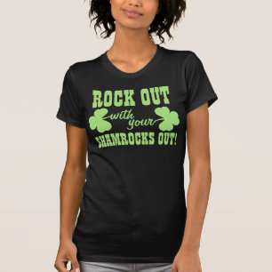 石あなたのシャムロックと Tシャツ
