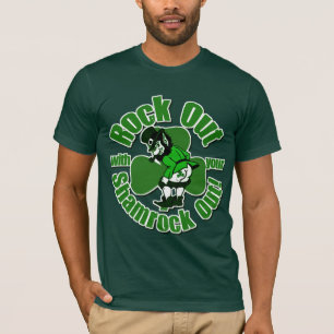 石あなたのシャムロックと Tシャツ