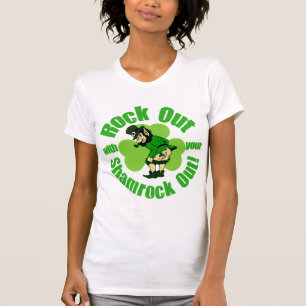 石あなたのシャムロックと Tシャツ