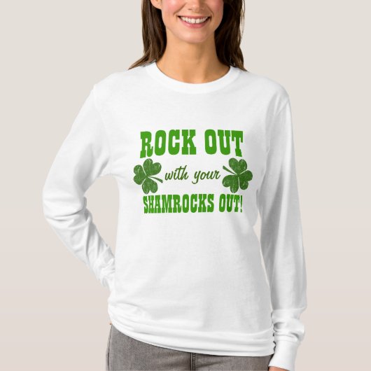 石あなたのシャムロックと! Tシャツ (正面)
