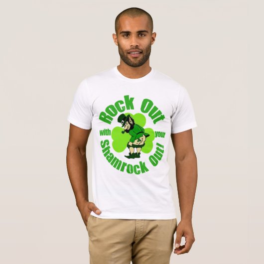 石あなたのシャムロックと Tシャツ (正面フル)