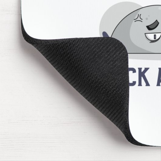 石おもしろいを転が浴びる マウスパッド (コーナー)