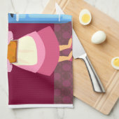 石およびカセロール キッチンタオル (四つ折り)