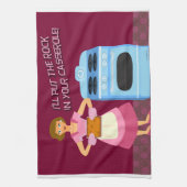 石およびカセロール キッチンタオル (縦)