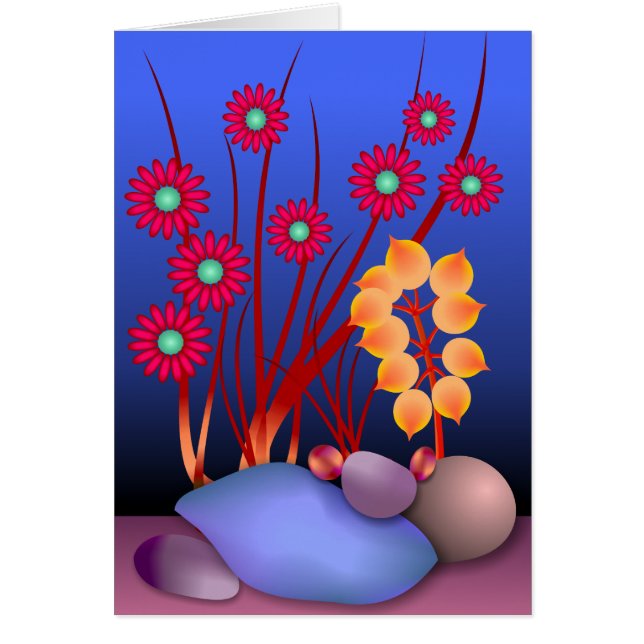 石および花 (正面)