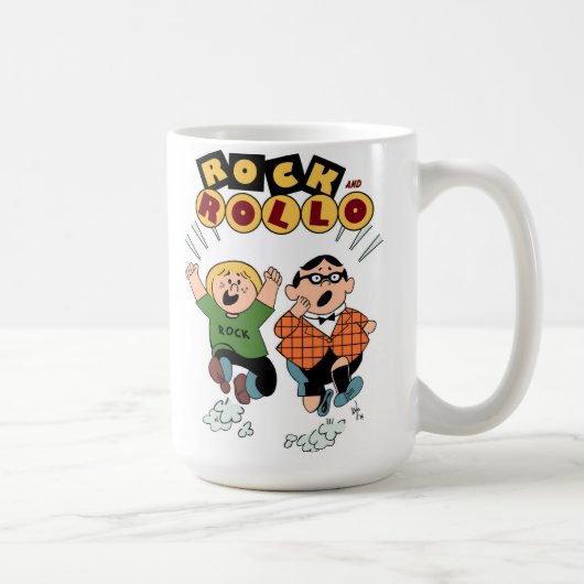 石およびRolloのコーヒー・マグ(15のoz。 サイズ) コーヒーマグカップ (右)