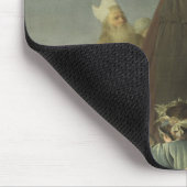 石からのモーゼの顕著な水 マウスパッド (コーナー)