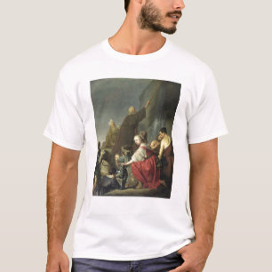石からのモーゼの顕著な水 Tシャツ