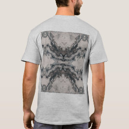 石から生まれた神話 ― 左右対称の暗い風景 Tシャツ
