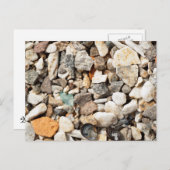 石がクローズアップ ポストカード (正面/裏面)