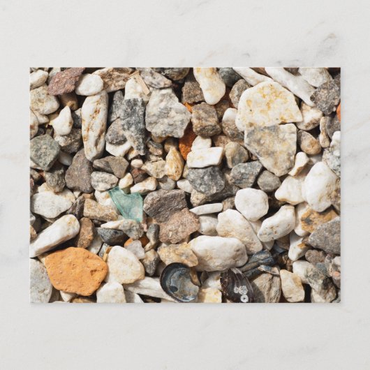 石がクローズアップ ポストカード (正面)