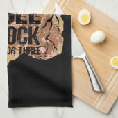 石が見えるまで待て キッチンタオル (四つ折り)