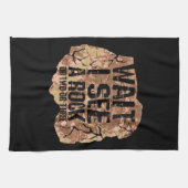 石が見えるまで待て キッチンタオル (横)