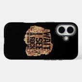 石が見えるまで待て Case-Mate iPhoneケース (裏面 (横))