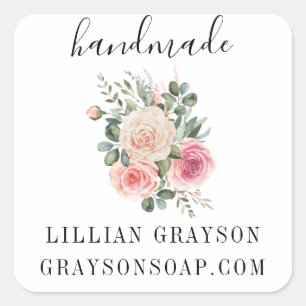 石けんスタンプ スクエアシール