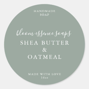 石けんスタンプ ラウンドシール