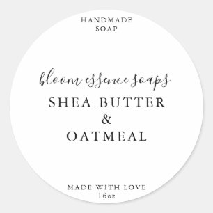 石けんスタンプ ラウンドシール