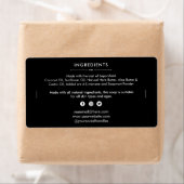 石けんバー成分一覧製品ラベルシール ラベル (インサイチュ)