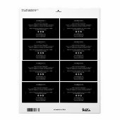 石けんバー成分一覧製品ラベルシール ラベル (フルシート)