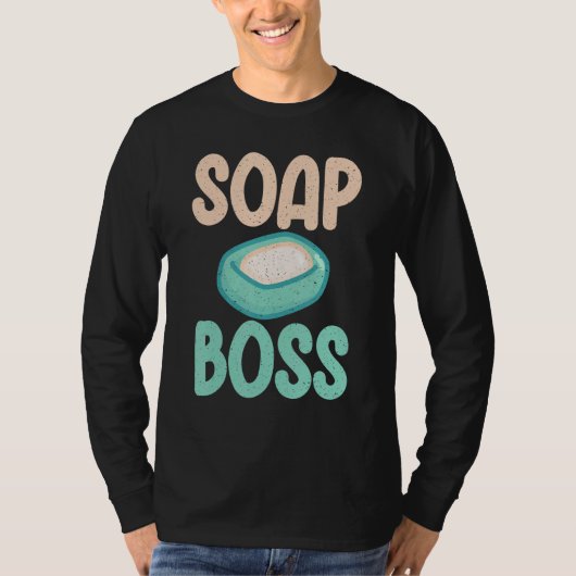 石けんボスせっけん製造 Tシャツ (正面)