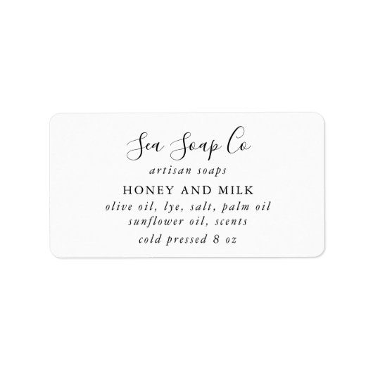 石けんラベル ラベル (正面)