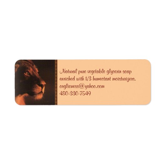 石けんラベル ラベル (正面)