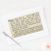 石けんラベル 長方形シール (封筒)