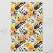 石けん包装紙 – バニラランと豆 チラシ (正面)