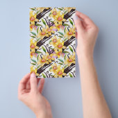 石けん包装紙 – バニラランと豆 チラシ (ハンドル)