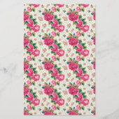 石けん包装紙-ヴィンテージバラ チラシ (正面)