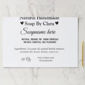 石けん名ウエイト素材詳細文字 ペーパーパッド (インサイチュ)