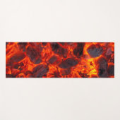 石すごい白熱［赤熱］光を放つクール炭 ヨガマット (正面(横))