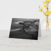 石そして波、キャンパスを離れて、1966年4月 カード (黄色い花)