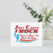 石で作られたわけじゃない ポストカード (スタンド正面)